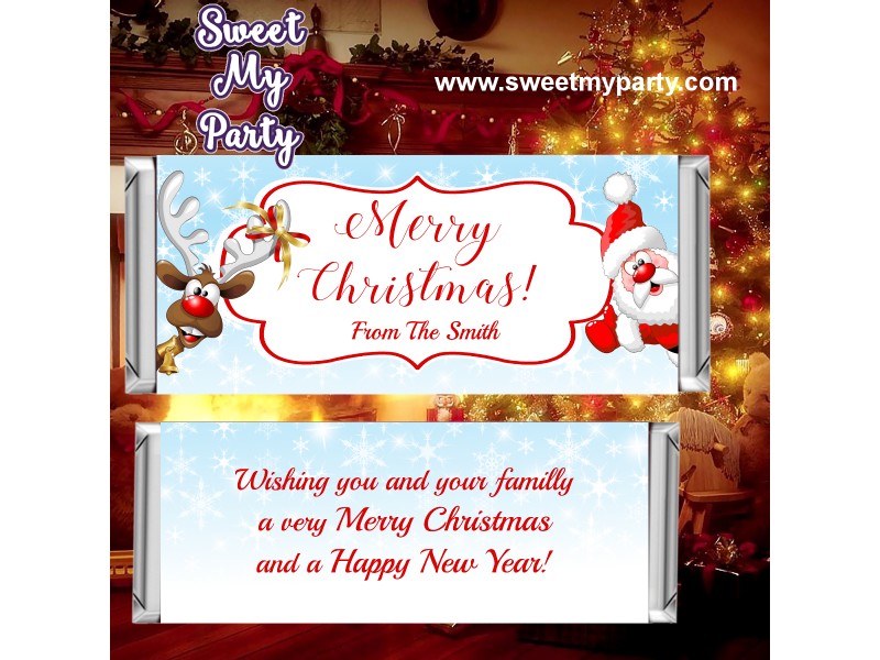christmas candy bar wrappers snowflake candy bar wrappers reindeer christmas candybar wrappers