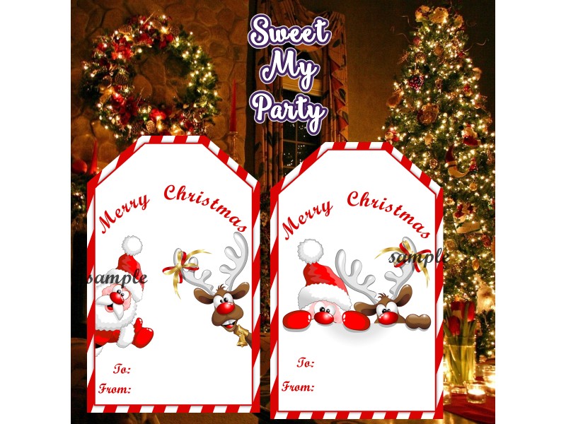 christmas gift tags christmas