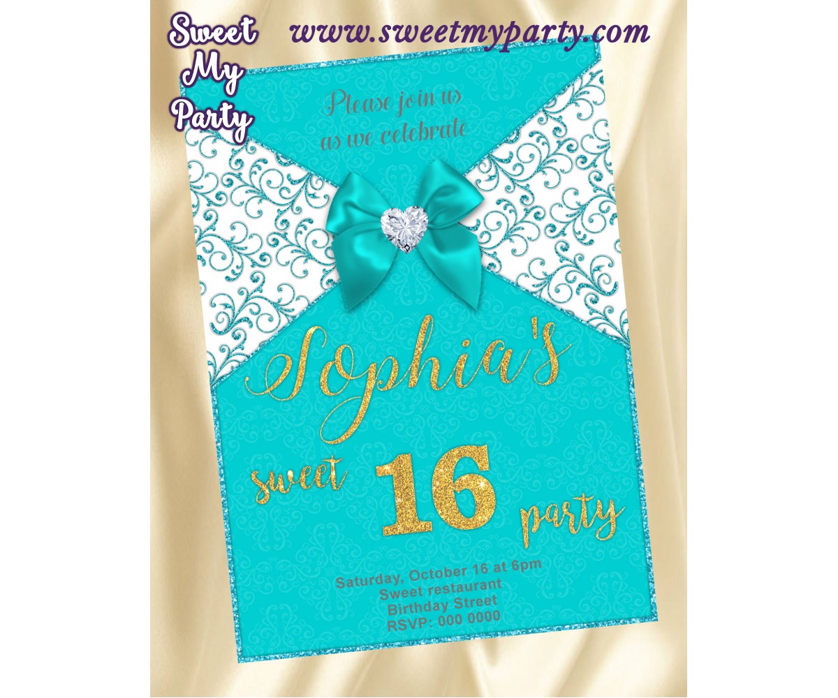 turquoise sweet 16