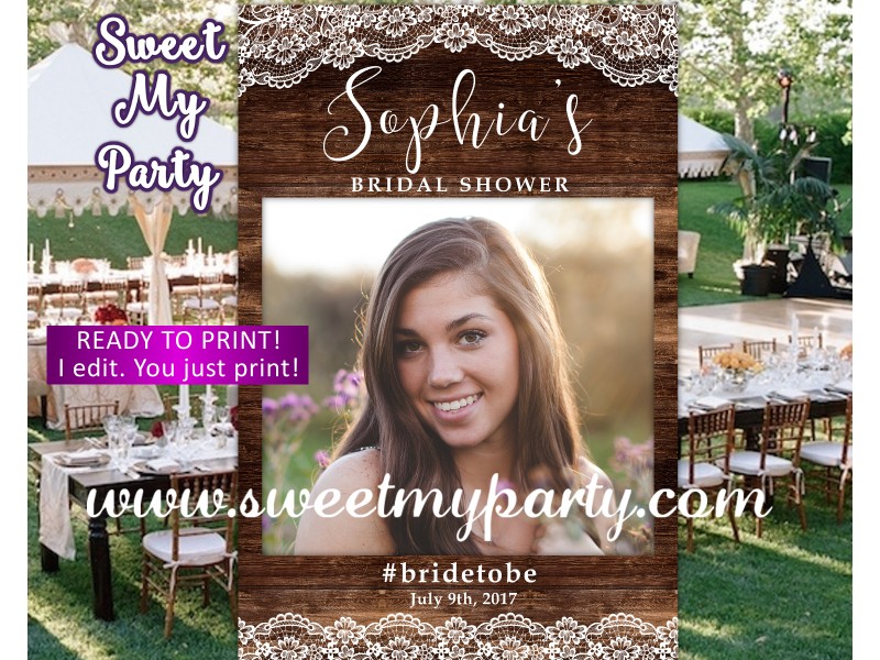 Rustic Wedding Photo Booth Props Frame Bridal Shower Rustic Wedding Photo Booth Props Frame Bridal Shower Baby