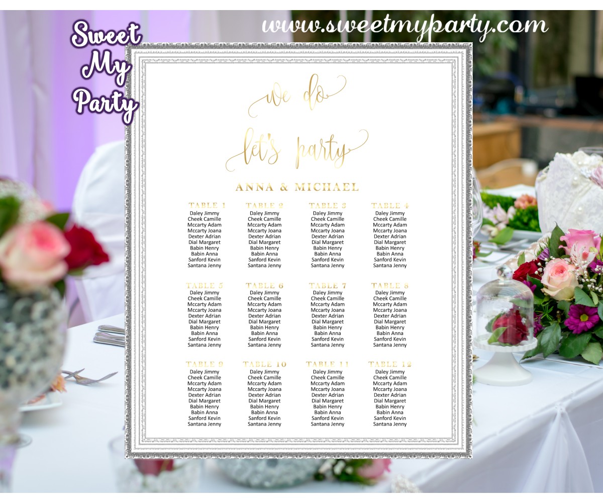 Wedding Chart