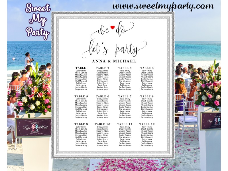 party seating charts