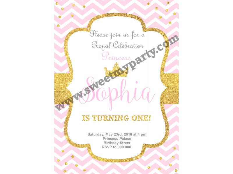 pink and gold birthday